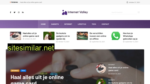 Internet-valley similar sites