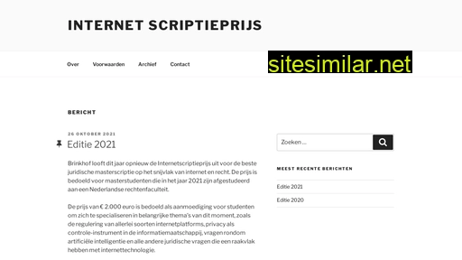 internetscriptieprijs.nl alternative sites