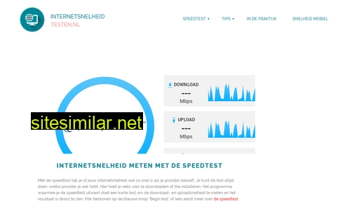 Internetsnelheid-testen similar sites