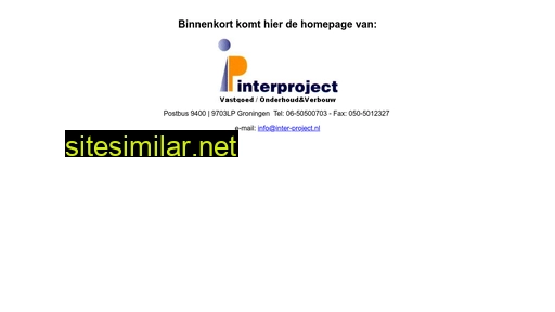 Inter-project similar sites