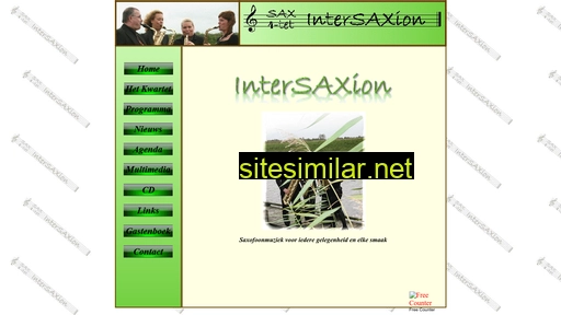 Intersaxion similar sites
