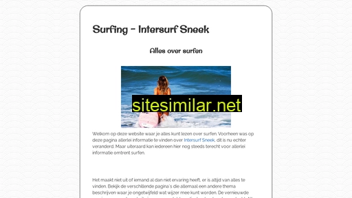 intersurfsneek.nl alternative sites