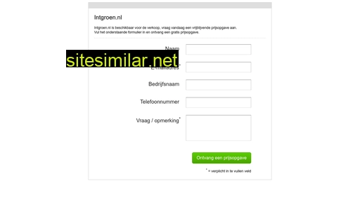 intgroen.nl alternative sites