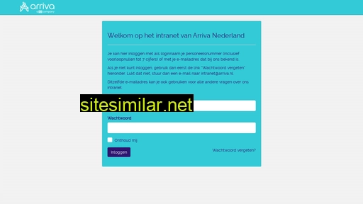 intranet.arriva.nl alternative sites