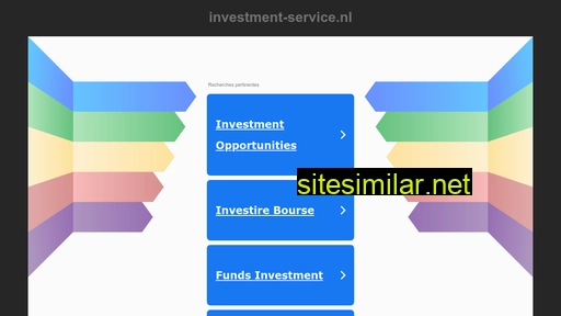 Investment-service similar sites