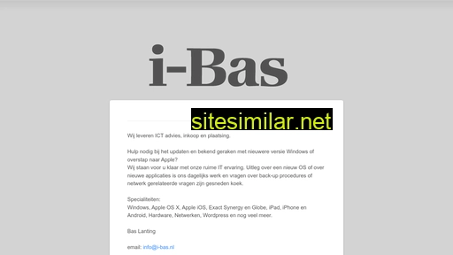 i-bas.nl alternative sites