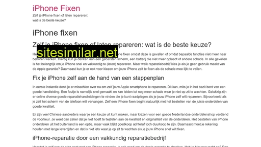 iphone-fixen.nl alternative sites