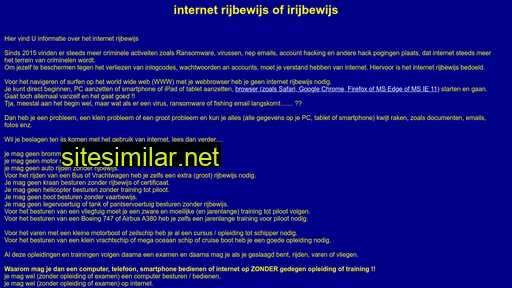 irijbewijs.nl alternative sites
