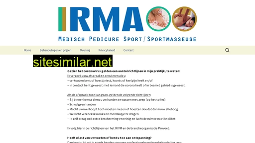 irma-sportmasseuse-pedicure.nl alternative sites