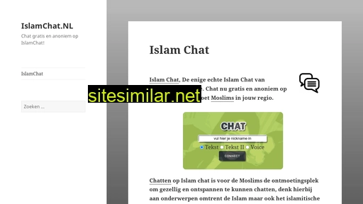 islamchat.nl alternative sites