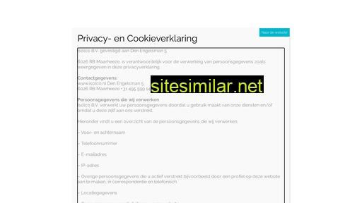 isolco.nl alternative sites