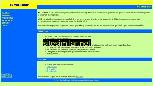 iso-14000.nl alternative sites