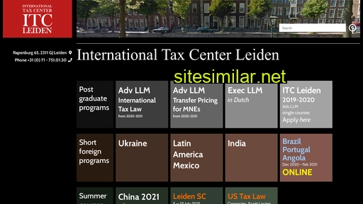 itc-leiden.nl alternative sites