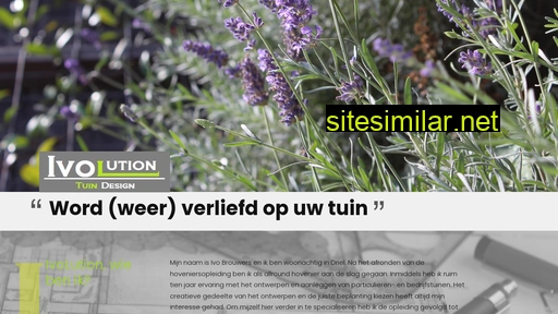 ivolutiontuindesign.nl alternative sites