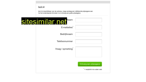 ixol.nl alternative sites