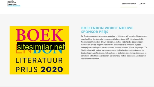 jaarlijkseliteratuurprijs.nl alternative sites