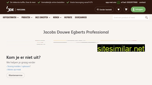 Jacobsdouweegbertsprofessional similar sites