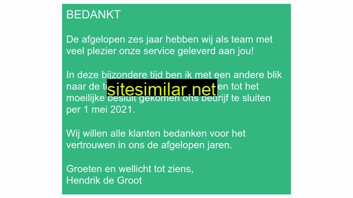 jamesdegroot.nl alternative sites