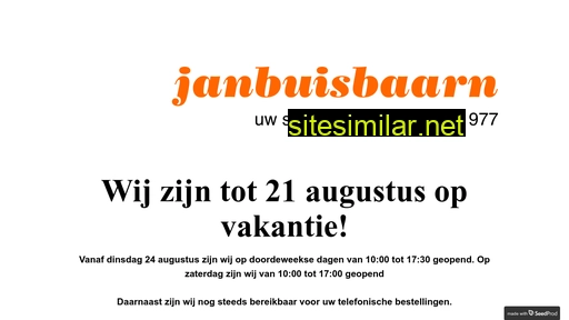 janbuisbaarn.nl alternative sites