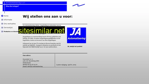 ja-automatisering.nl alternative sites