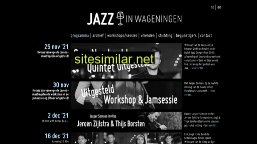 jazzinwageningen.nl alternative sites