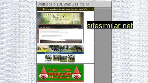 jbwebdesign.nl alternative sites