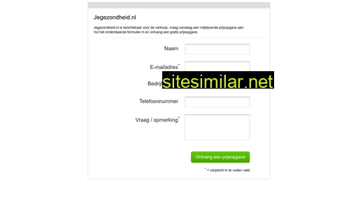 jegezondheid.nl alternative sites