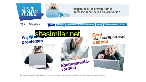 jekuntmealtijdbellen.nl alternative sites