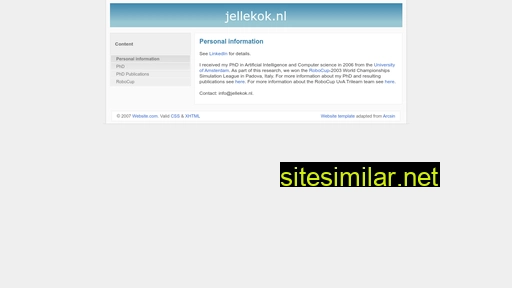 jellekok.nl alternative sites