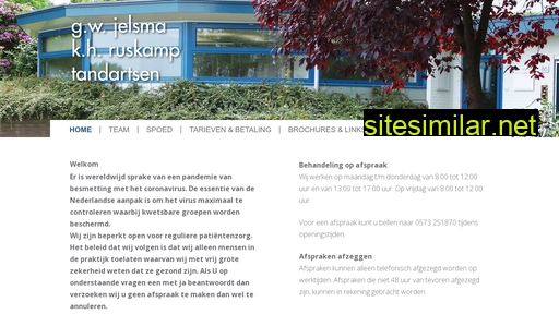 jelsmaruskamptandartsen.nl alternative sites