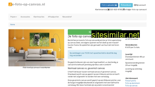 je-foto-op-canvas.nl alternative sites