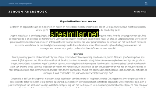 jeroenakershoek.nl alternative sites