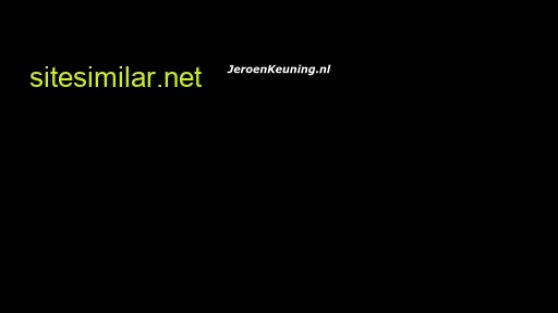 jeroenkeuning.nl alternative sites