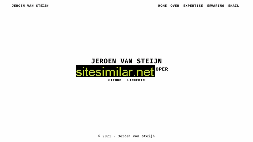 jeroenvansteijn.nl alternative sites