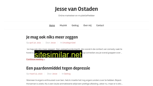 jessevanostaden.nl alternative sites