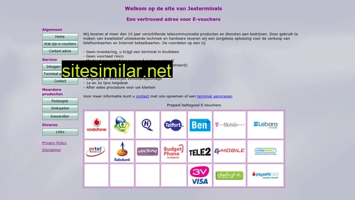 jesterminals.nl alternative sites