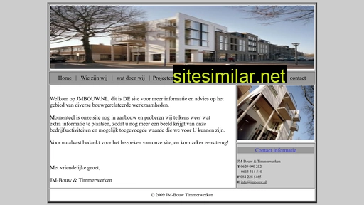 jmbouw.nl alternative sites