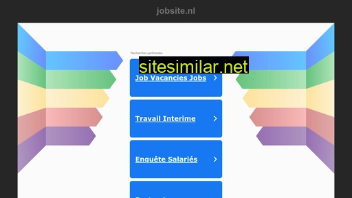 Jobsite similar sites