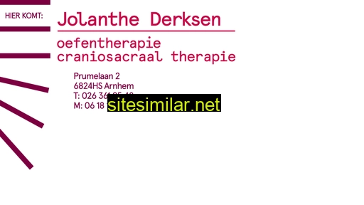 jolanthederksenoefentherapie.nl alternative sites