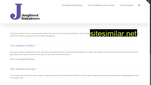 jongbloedstukadoors.nl alternative sites