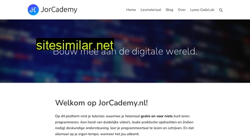 jorcademy.nl alternative sites