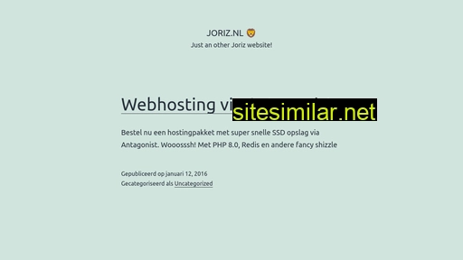 joriz.nl alternative sites