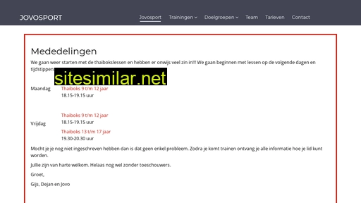 jovosport.nl alternative sites