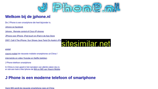 Jphone similar sites