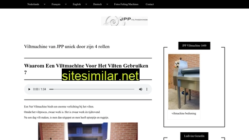 jppviltmachines.nl alternative sites