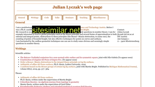 julianlyczak.nl alternative sites