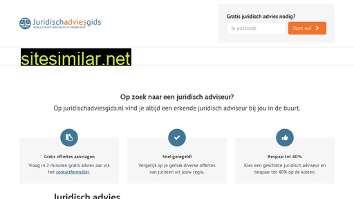 juridischadviesgids.nl alternative sites