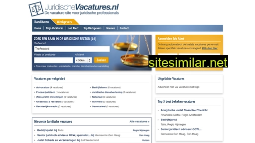 juridischevacatures.nl alternative sites