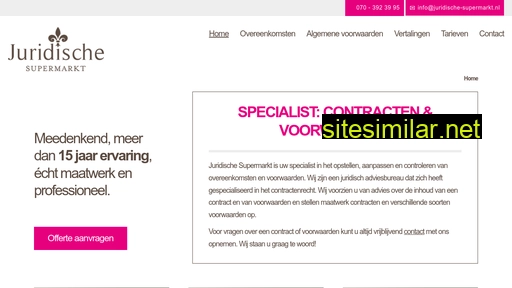juridische-supermarkt.nl alternative sites