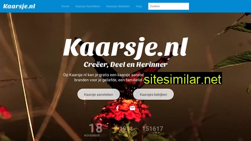 kaarsje.nl alternative sites